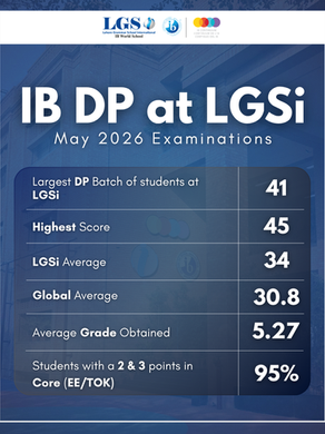 IB DP at LGSi May 2026 Examination
